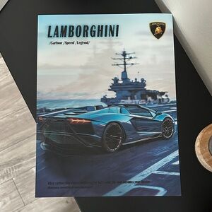 NEW 3D/holographic poster Lamborghini (11.5 inch x 15.5 inch)